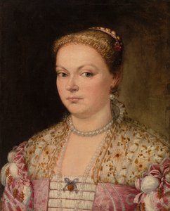 Portrett av en dame av Parrasio Micheli, Veronese (Paolo Caliari)