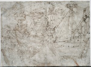 Romfartøy, ca. 1410-tallet.