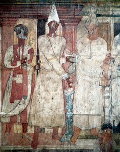 Parthian Empire: "" Sacrifice of Conon"" Fresco av Temple of the Palmyrenian Gods eller Temple of Bel