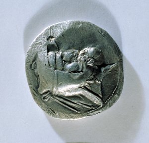 Tetradrachm av Vahbarz, konge av Persis, som viser kongens hode (forsiden) (se også 180369)