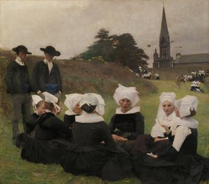 De bretonske kvinnene ved Pardon, 1887.