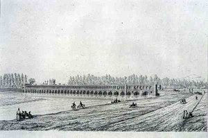 Allah Verdi Khan Bridge, i Isfahan, fra 