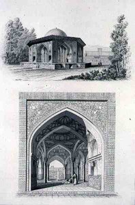 Kiosque i Golestan Qajar-palasset 