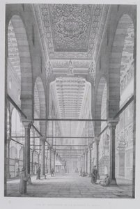 Utsikt over helligdommen til moskeen i Moyed, plate 29 fra 