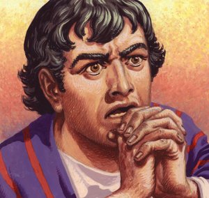 Josef (gouache på papir)