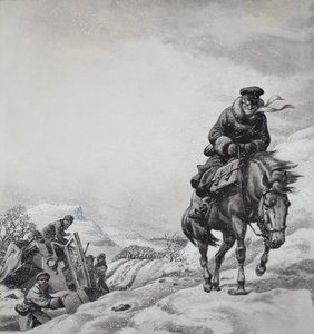 Kongelig sendebud James Baillie Fraser (1783–1856) (gouache på papir)