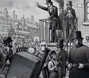 William Booth preker i det fri