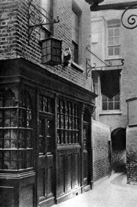 The Mitre tavern, London, 1926-1927.