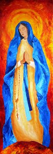 Madonna av rosenkransen, 2011 av Patricia Brintle