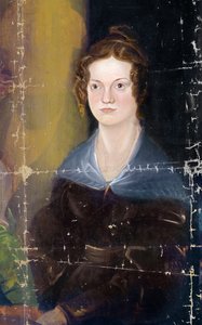 Portrett av Bronte Sisters, detalj, ca. 1834 (olje på lerret)