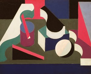 Forms, 1918-19 (olje og grafitt på lerret)