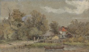Battersea Fields, malt for Charles Matthews, Esq. av Patrick Nasmyth