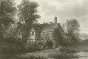 Hytte i Old Hyde Park, London (gravering)