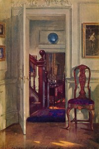 Et interiør på Hove, 1800-tallet