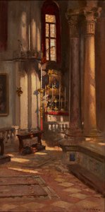 San Zaccaria, Venezia (olje på lerret)