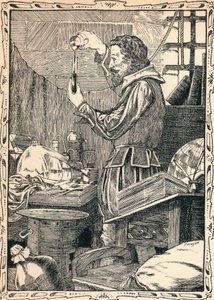 Guy Fawkes forbereder The Slow Match, 1902 av Patten Wilson