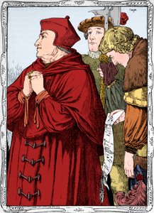 Arrestasjonen av kardinal Wolsey, 1902 av Patten Wilson