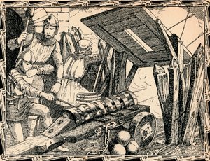 Den første kanonen ved Crecy, 1902