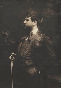 Portrett av fiolinisten og komponisten Joan Manén y Planas 1883-1971, ca. 1910. av Pau Audouard