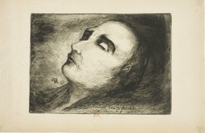 Vincent van Gogh på hans dødsleie av Paul (1828 1909) Gachet