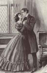 Illustrasjon for Barchester Towers av Anthony Trollope (litho) av Paul (after) Hardy