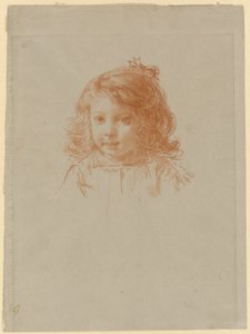 Byste av en ung jente (recto); Profil av en ung jente (verso)