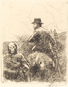Fare passert Farepass, 1900. av Paul Albert Besnard