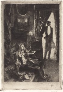 Iza Sleeping The Sleep of Iza, 1885. av Paul Albert Besnard
