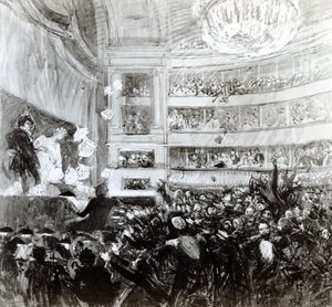 Slaget ved Hernani ved Comedie Francaise 25. februar 1830, 1909