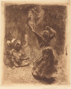 Danseren til Tanjore La bayadère de Tanjore, 1914. av Paul Albert Besnard