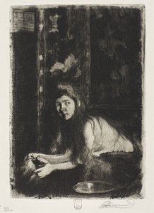 Kvinne med vase, 1894 av Paul Albert Besnard