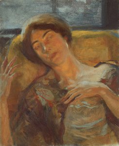 Kvinnens hode, ca. 1890 av Paul Albert Besnard
