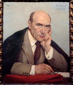 Portrett av den franske forfatteren Andre Gide (1869-1951)