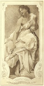 Terpsichore, Muse of the Choral Dance (fotogravyr)