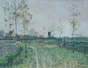 Høstlandskap nær Knokke, Belgia