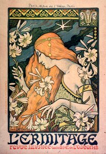 The Hermitage, illustrert magasin, plakat, 1897.