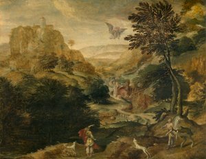 Bortførelsen av Ganymedes av Paul Bril