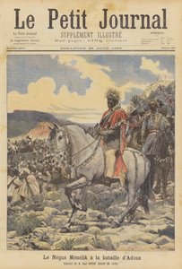 Negus Menelik i slaget ved Adwa