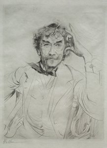 James MacNeill Whistler, 1897. av Paul Cesar Helleu