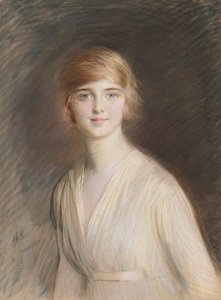 Portrett av Jacqueline (pastell på papir)