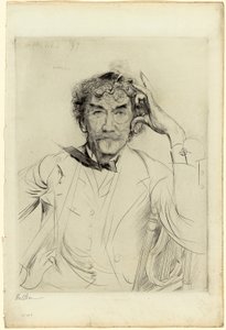 Portrett av James McNeill Whistler av Paul Cesar Helleu