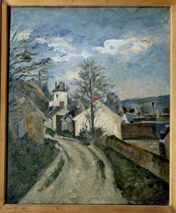 Doktor Gachets hus i Auvers. Maleri Paul Cezanne (1839-1906) av Paul Cézanne