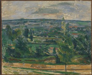 Landskap fra Jas de Bouffan av Paul Cézanne