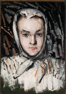 Marie Cézanne, kunstnerens søster (recto), kunstnerens mor (verso) av Paul Cézanne