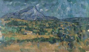 Mont Sainte-Victoire, ca. 1902-06 (olje på lerret) av Paul Cézanne