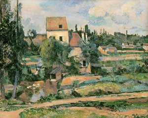Moulin de la Couleuvre ved Pontoise av Paul Cézanne