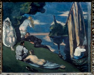 Pastoral, eller idyll av Paul Cézanne