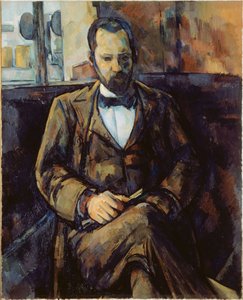 Portrett av Ambroise Vollard av Paul Cézanne