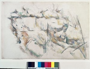 Steiner til Chateau Noir (Chateau-Noir). Maleri av Paul Cézanne (1839-1906) av Paul Cézanne