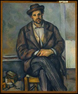 Sittende bonde av Paul Cézanne